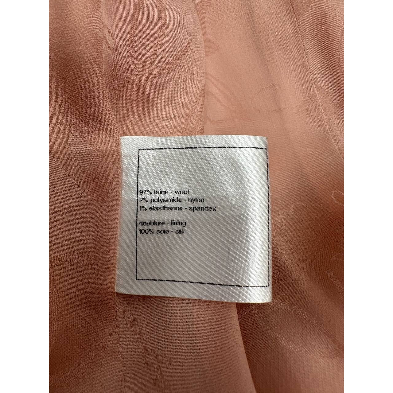 Chanel Pink Wool Dress - Runway 2012 Collection sz.38 pre-owned