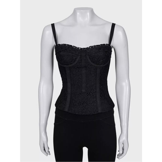 Dolce & Gabbana Black Lace Corset Top - Size XS / IT38 Pre-owned