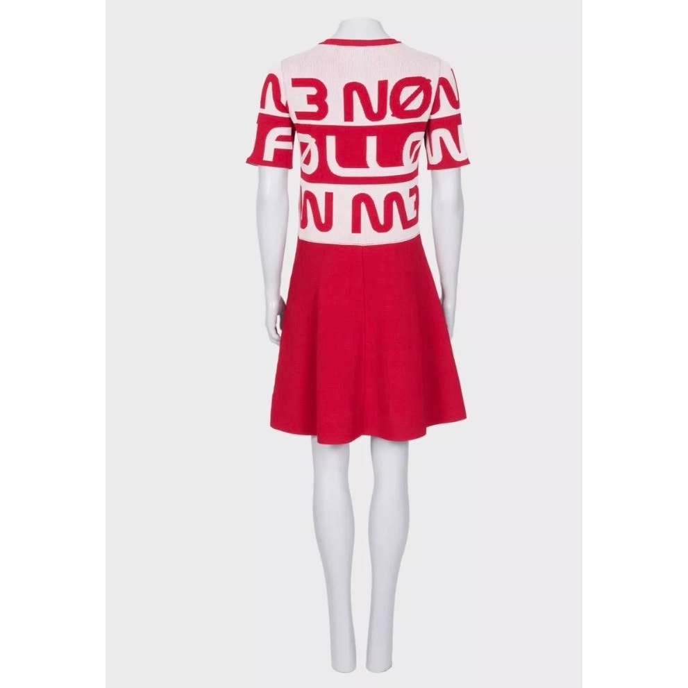 Red Valentino Fitted Printed Dress - Size M Pre-owned