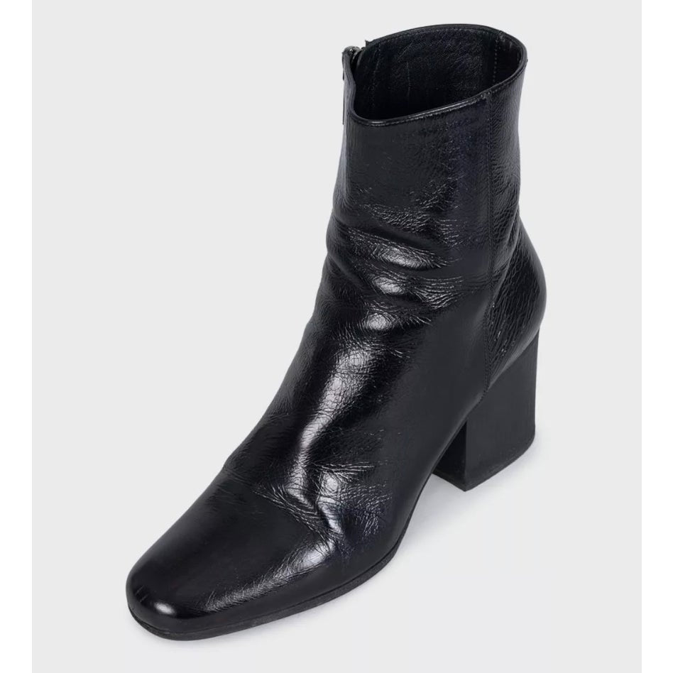 Christian Dior Black Leather Ankle Boots - EU 38 Pre-owned