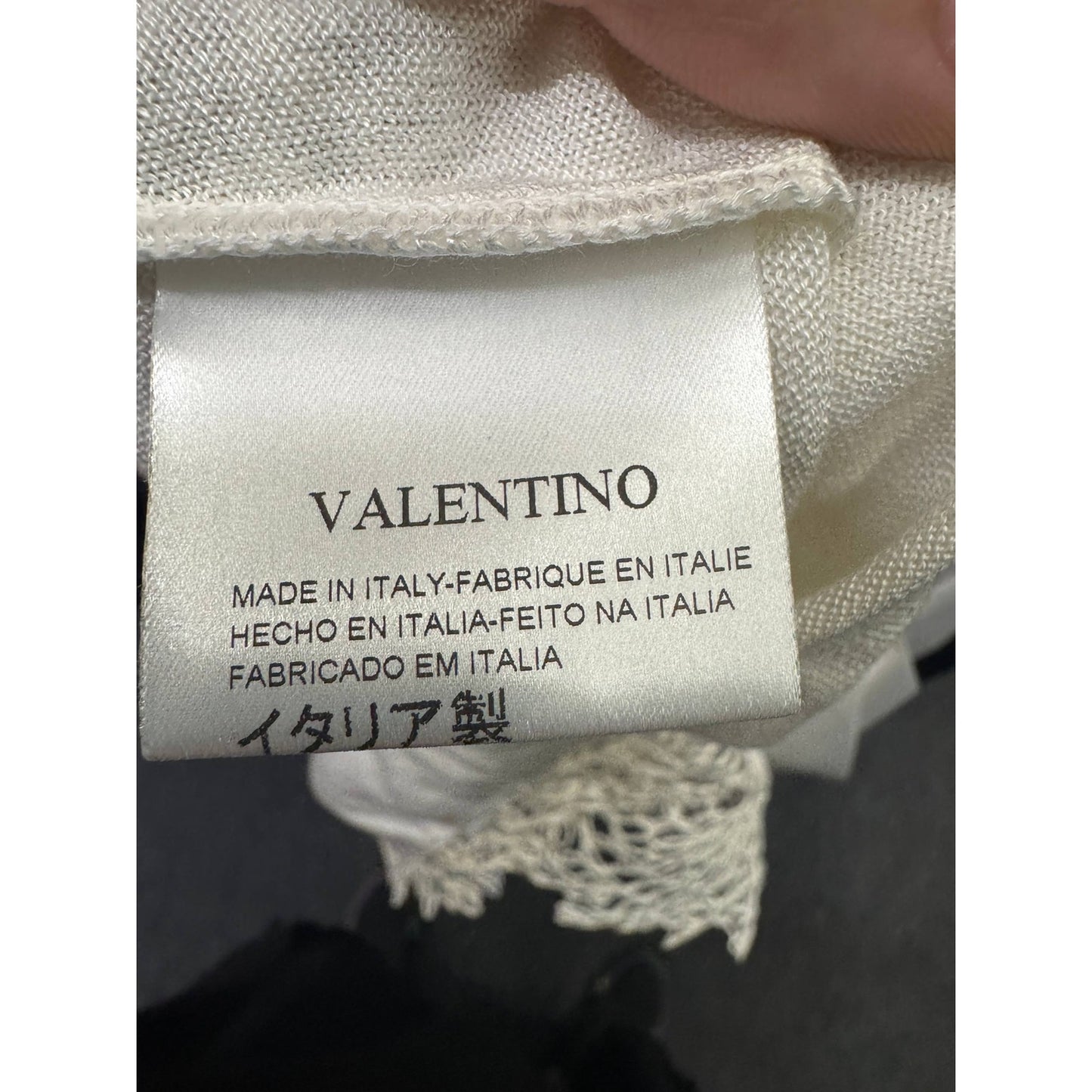 NWOT Valentino White Lace Skirt  Sz.S pre-owned