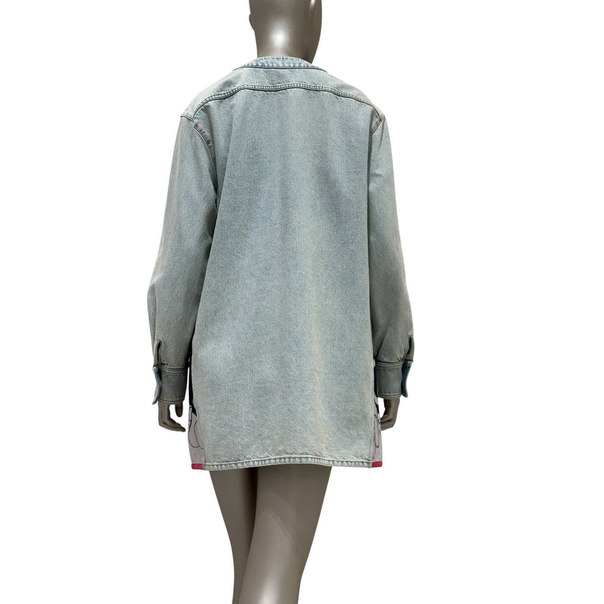 CHANEL 21С Light Blue Denim Overshirt Jacket, FR 40 pre-owned