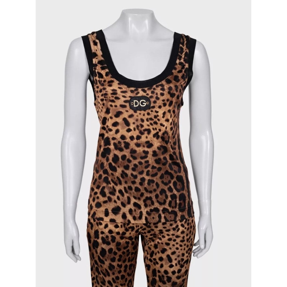 Dolce & Gabbana Leopard Print Three-Piece Suit - S / IT40 Pre-owned