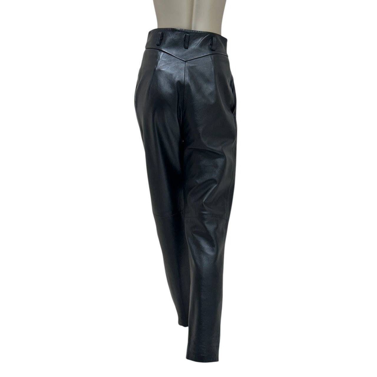 Alberta Ferretti Leather Pants - Size 40 Pre-owned