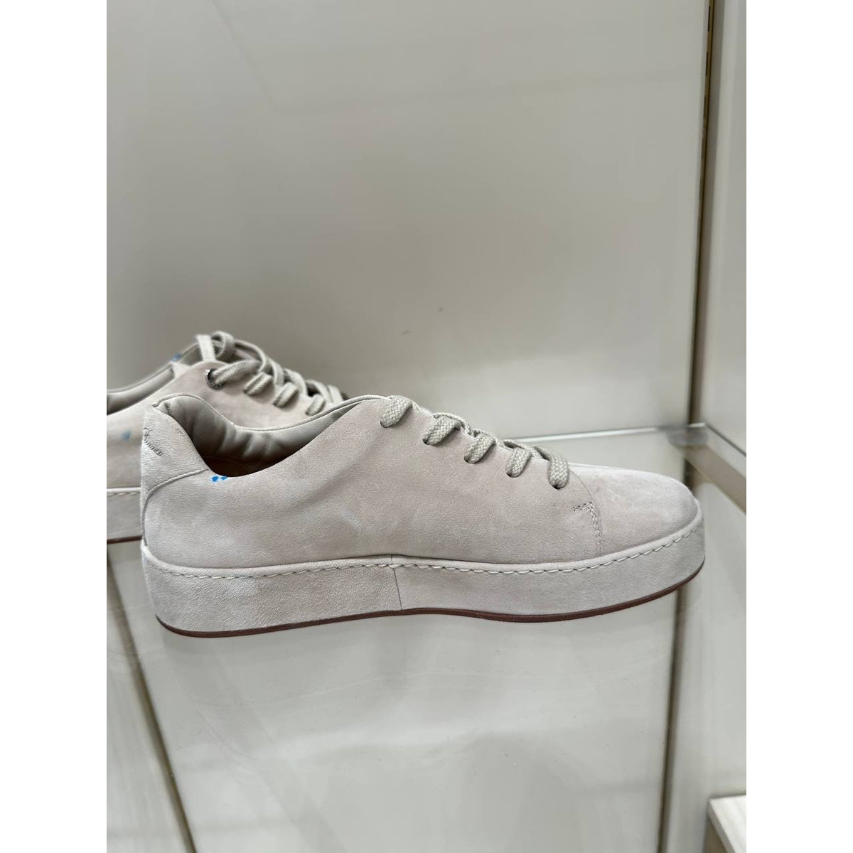 Loro Piana Tennis Walk White Suede Sneakers EU 36 Pre-owned