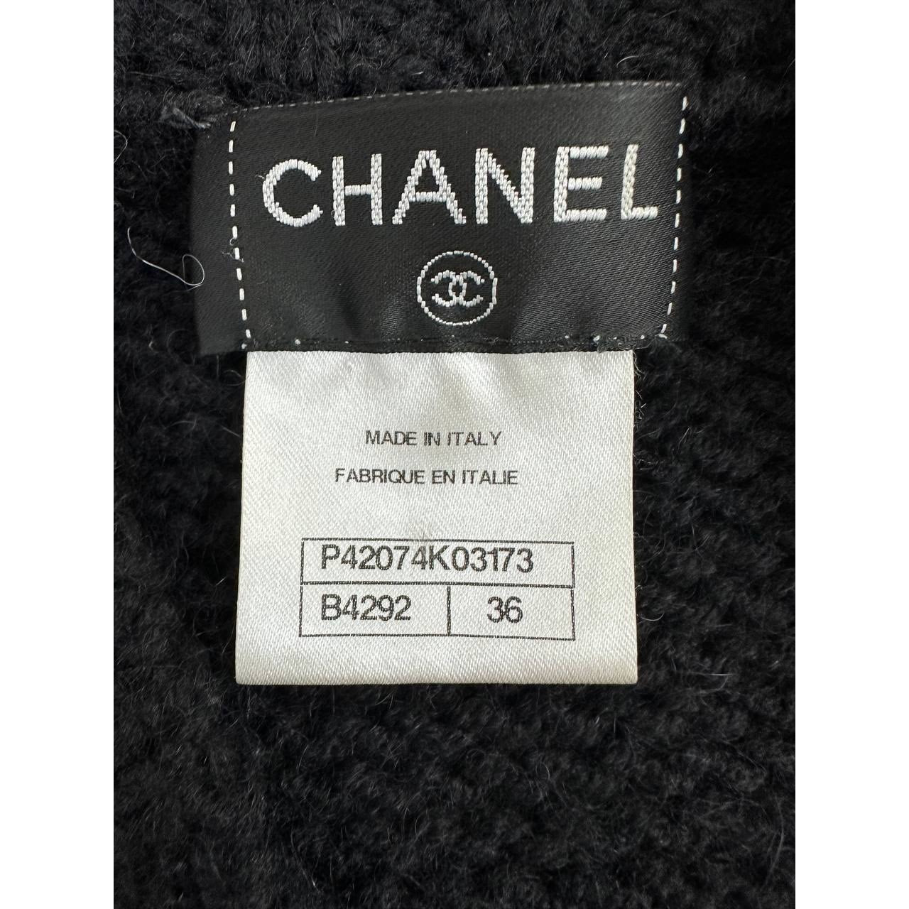 Chanel Wool-Blend Knit Vest, Size FR36 (XS-S) Pre-owned