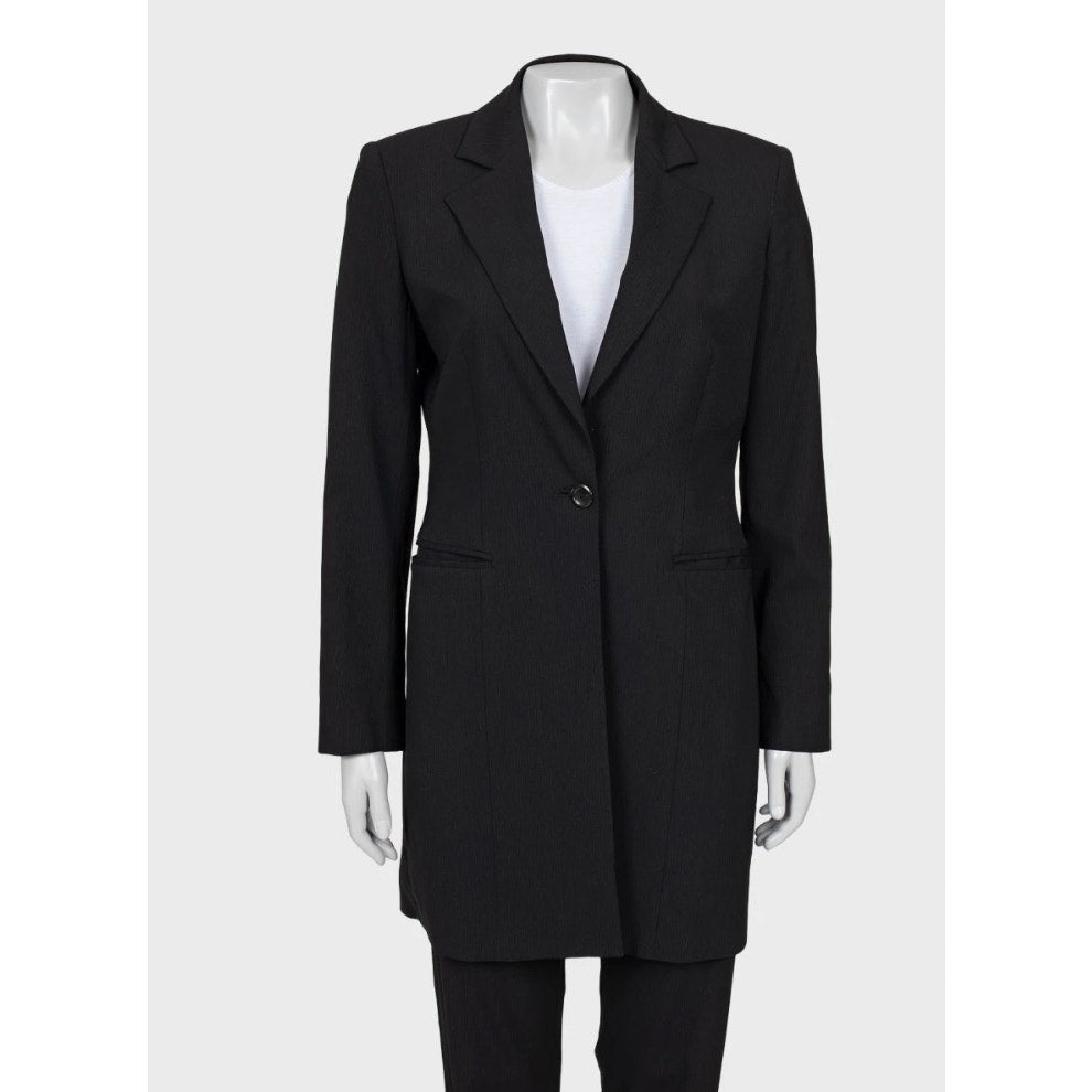 Gianfranco Ferré Black Wool Suit - US8/L Pre-owned
