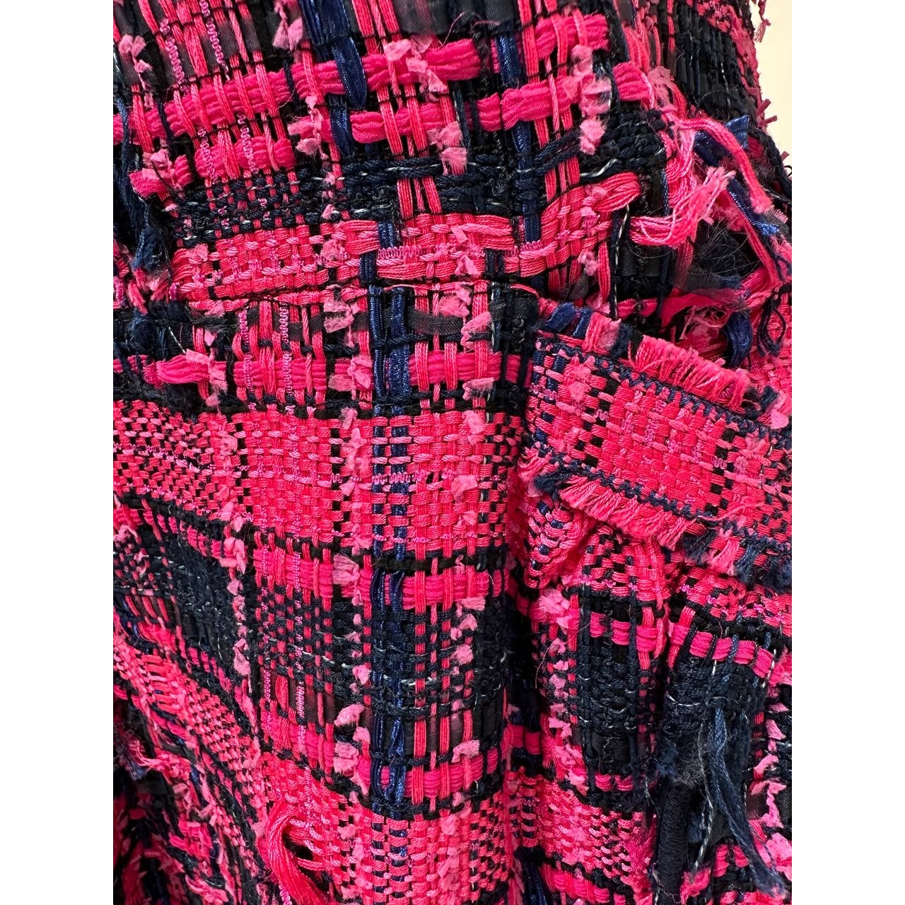 Chanel Spring 2014 Pink Tweed A-Line Dress - Size S Pre-owned