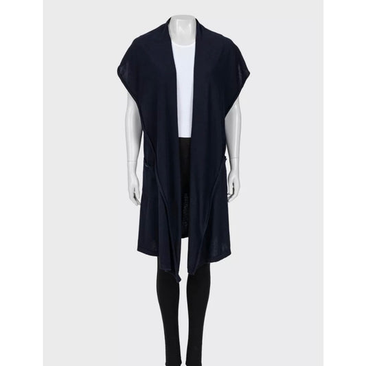 Chanel Luxurious Blue Cashmere Open-Front Cardigan Size36/ S Pre-owned