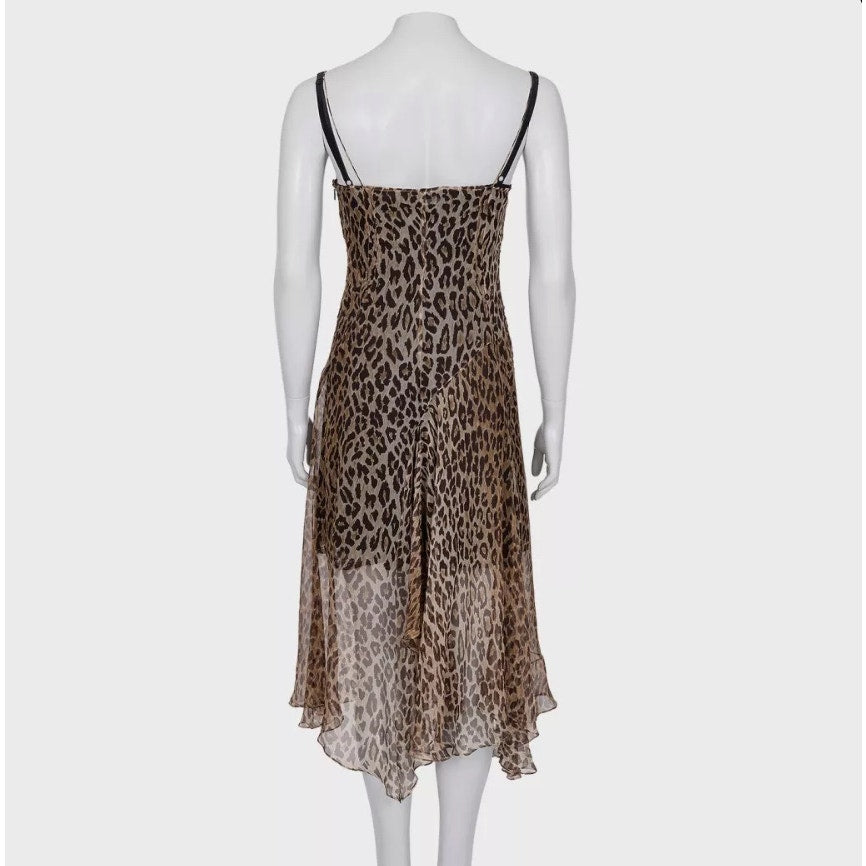 Dolce & Gabbana Animal Print Silk Slip Dress - IT40/S pre-owned