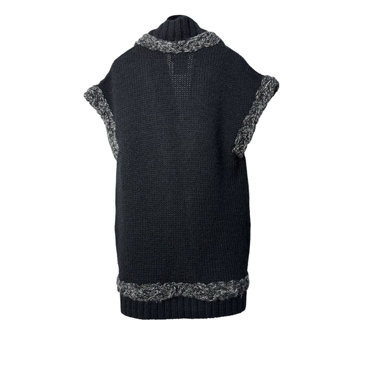 Chanel Wool-Blend Knit Vest, Size FR36 (XS-S) Pre-owned