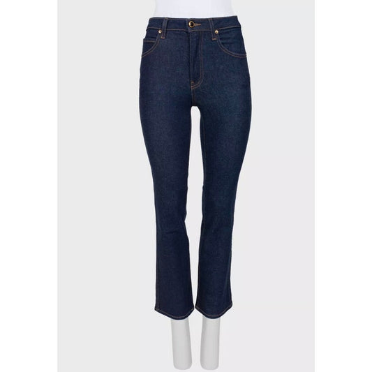 Khaite Dark Blue High-Waisted Jeans - Size S Pre-owned