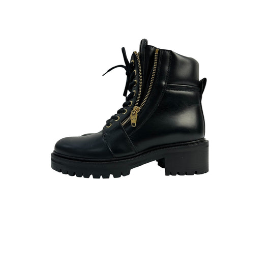 Balmain Black Army Ranger Zip Boots Sz37 Pre-owned