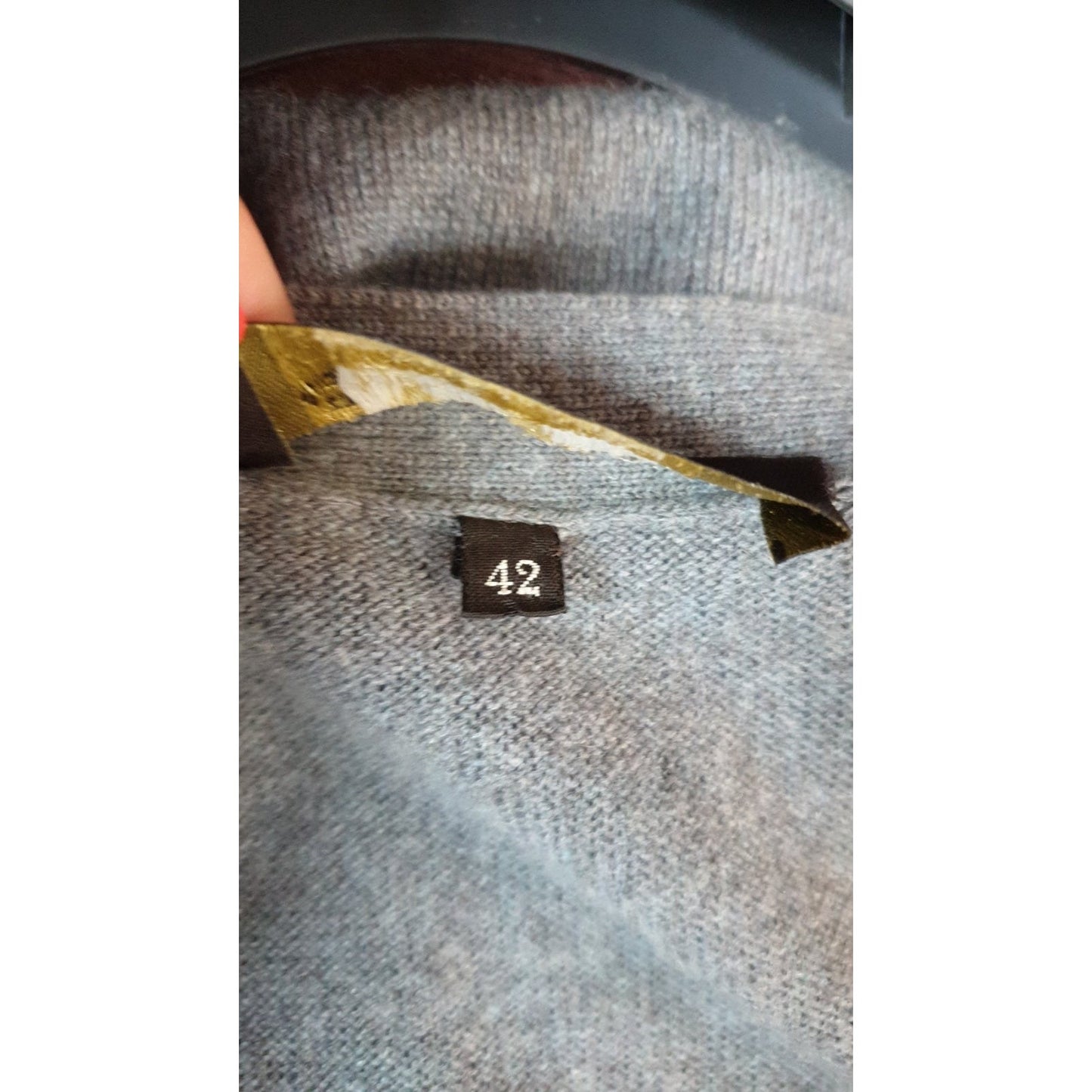 Loro Piana Gray Baby Cashmere Cardigan Sz.42 pre-owned