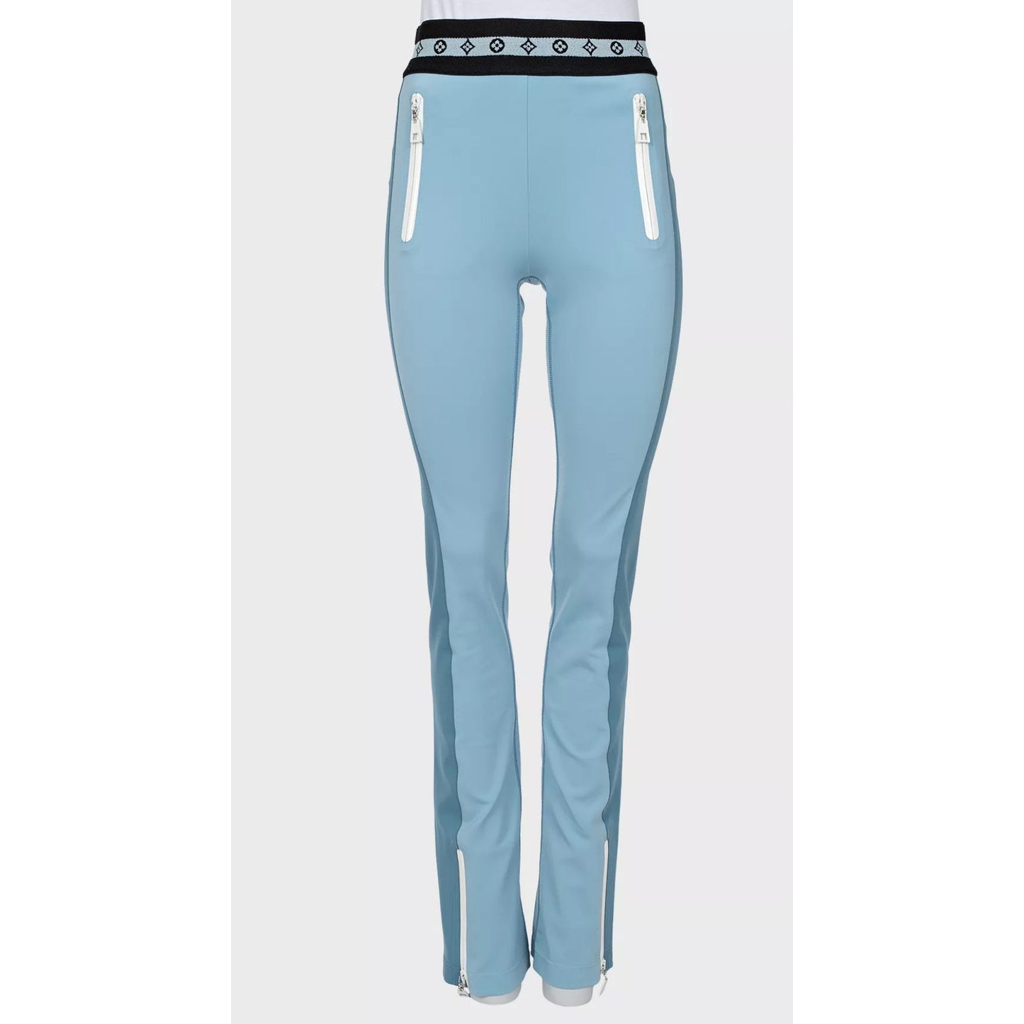 Louis Vuitton Blue Logo Monogram Nylon Active Set Sz34/38 Pre-owned