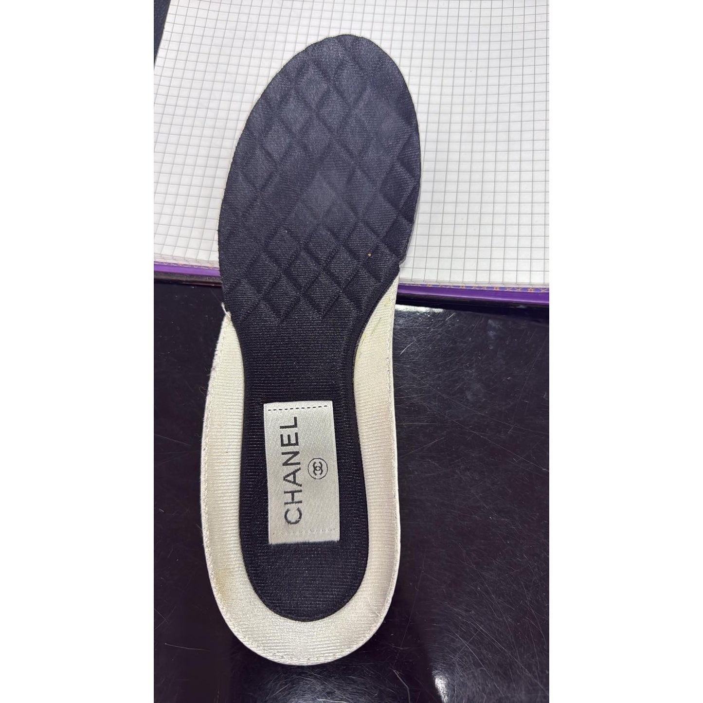 Chanel Black RubberInterlocking CC Logo  Rain Boots Sz 37 Pre-owned