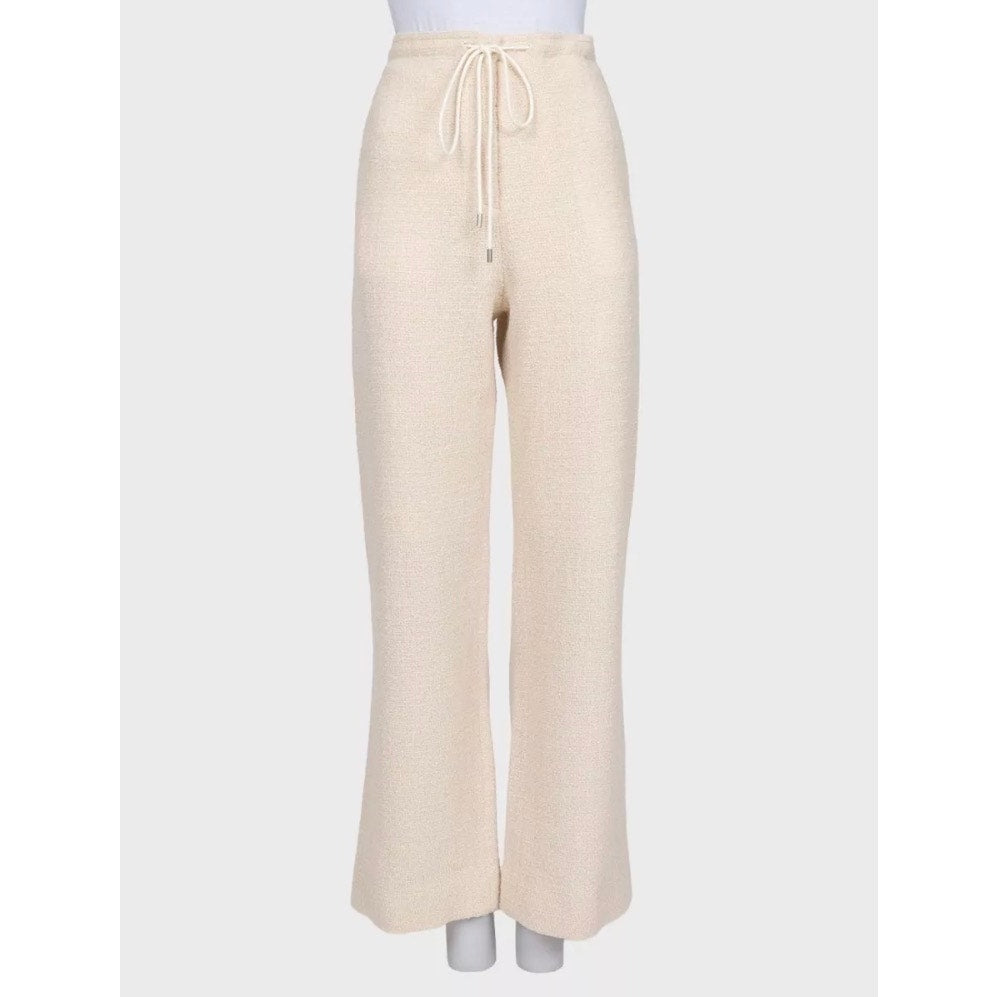 Celine White Wool & Silk Two-Piece Set - FR 36 Pre-owned