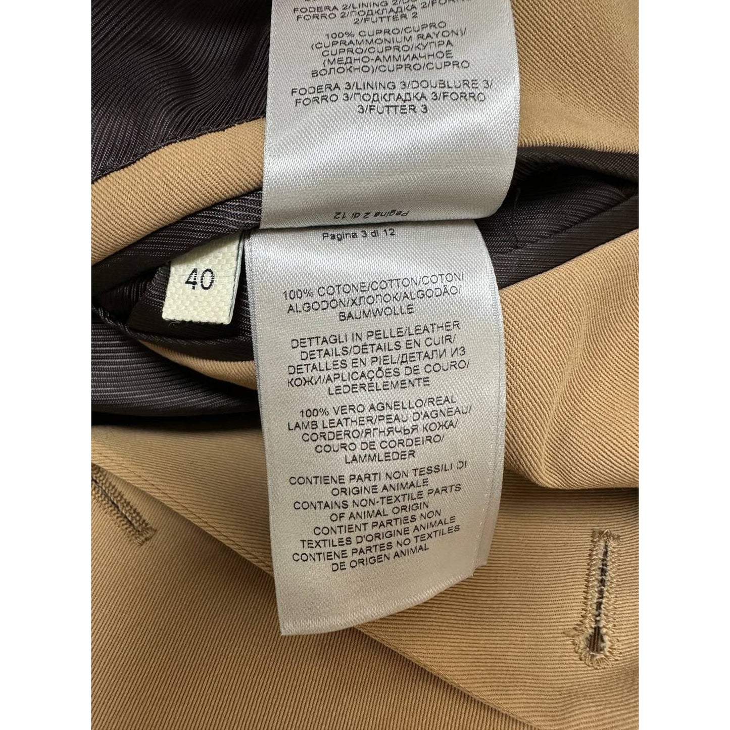 Bottega Veneta 2019 Beige Longline Blazer Sz.40 Pre-owned