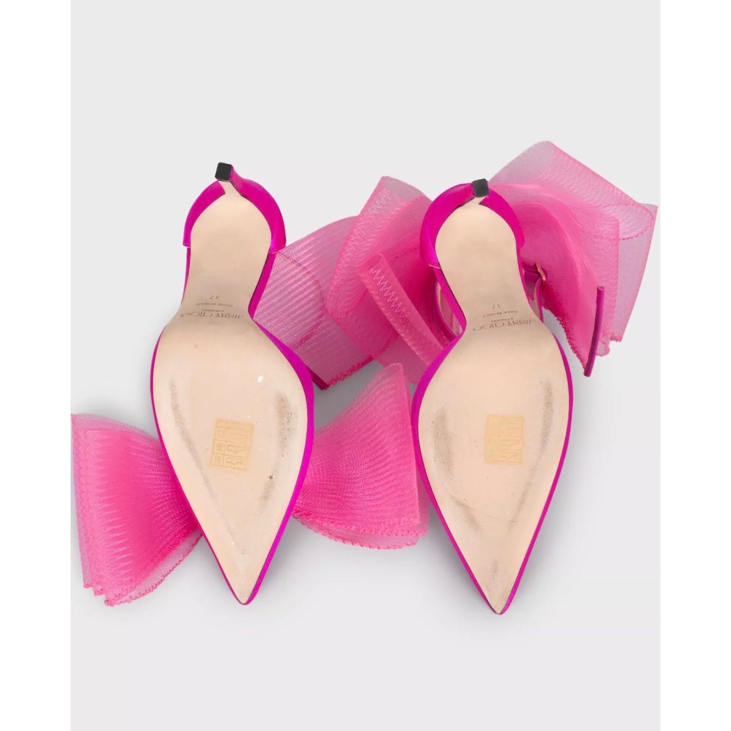 NWB Jimmy Choo Aveline 100 Pink Heels - Size 37 Pre-owned