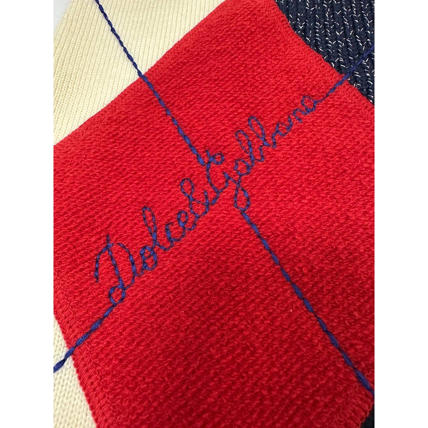 Dolce & Gabbana Kid's Diamond-patterned Vest Sleeveless Sweater Sz.9-10 years Pre-owned