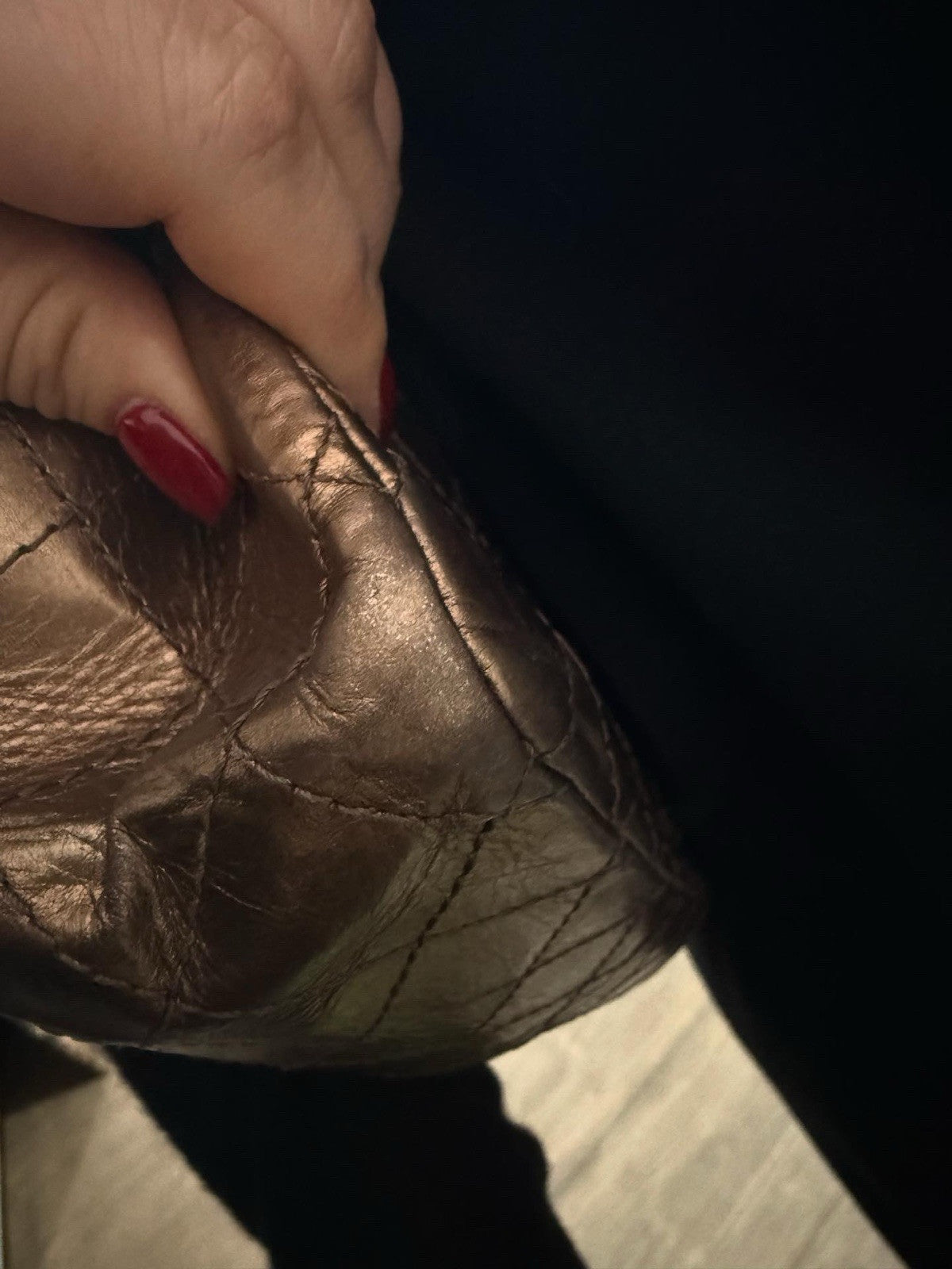 Chanel Chanel Bronze Aged Calfskin Reissue Double Flap Classic Bag