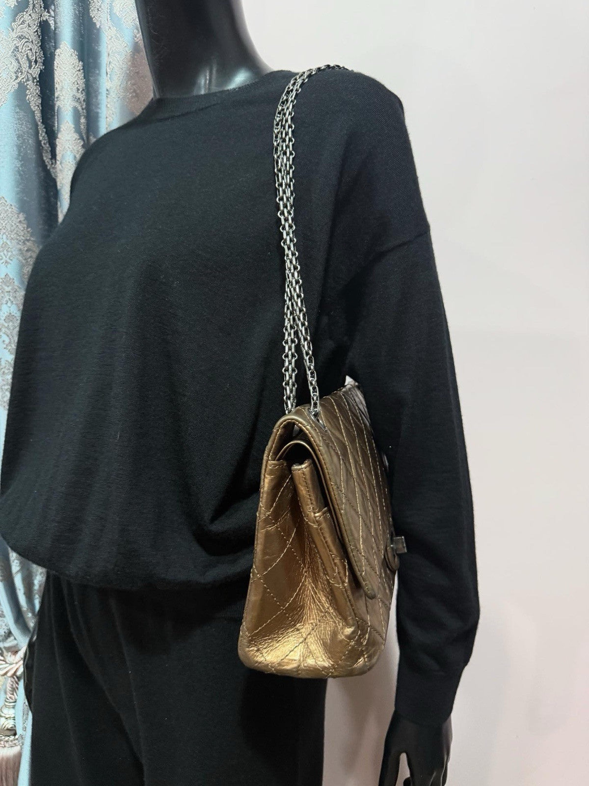 Chanel Chanel Bronze Aged Calfskin Reissue Double Flap Classic Bag