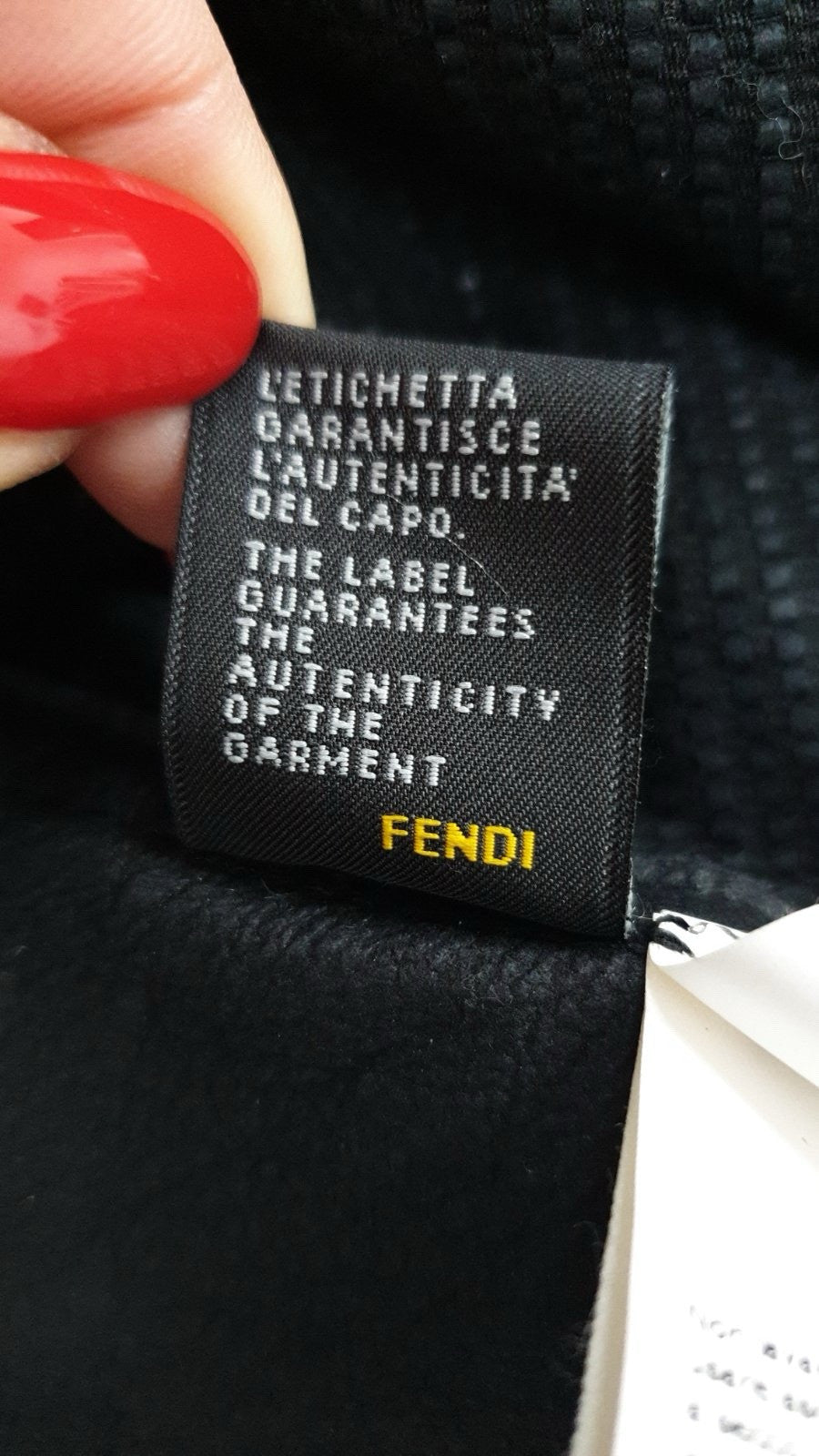 Fendi  Black Leather Fringe and Loops Coat Sz.42