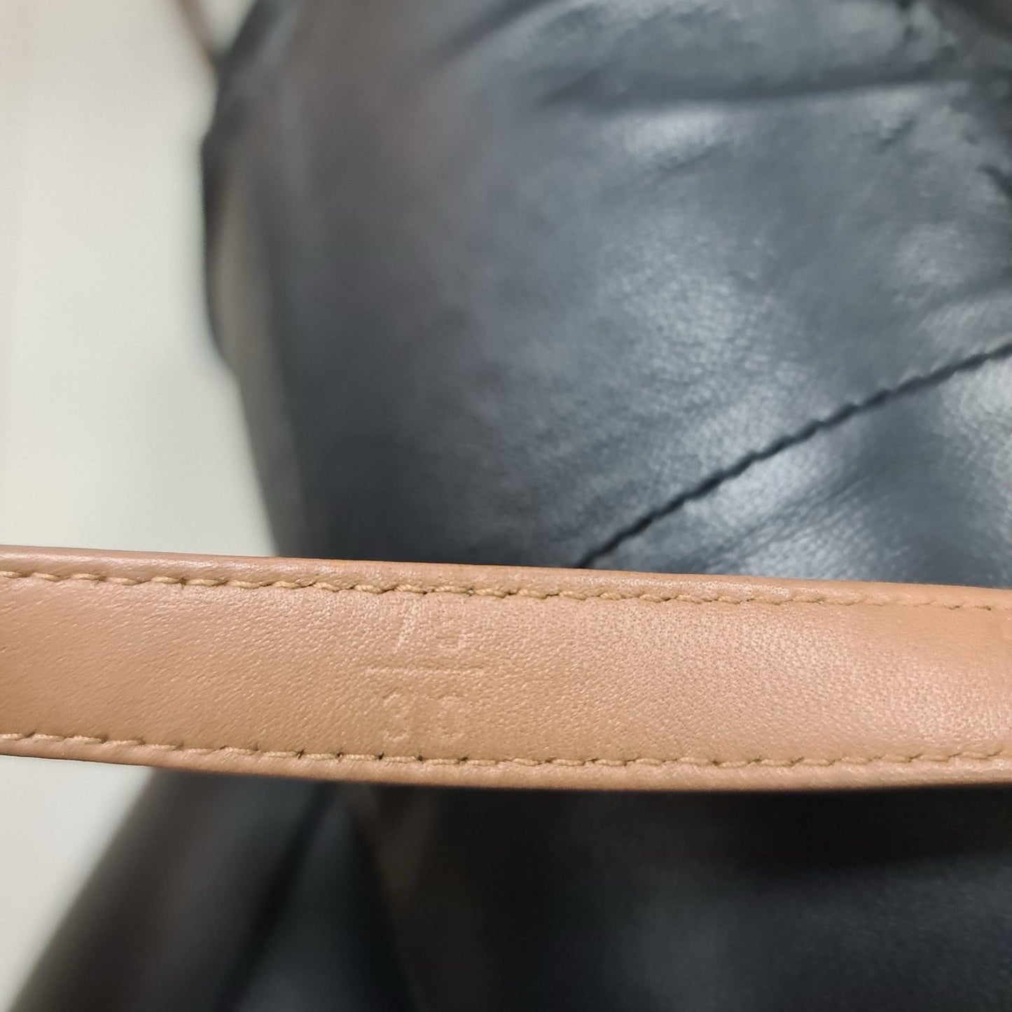 Chanel Blown Leather Lambskin Chain CC Belt